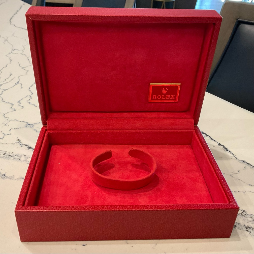 Rolex Vibrant Red Jewelry Box